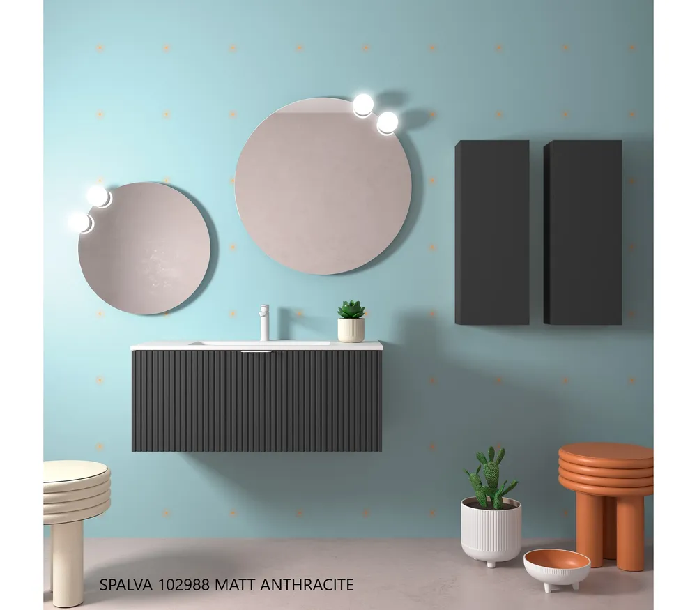 Spintelė pakabinama Biba 100 įvarių spalvų su 1 stalčiumi