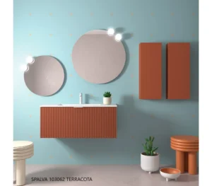 Spintelė pakabinama Biba 100 įvarių spalvų su paslėptu stalčiumi