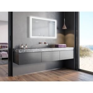 Veidrodis su apšvietimu Aida