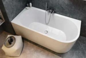 Laisvai pastatoma vonia Crea Back To Wall Corner Left