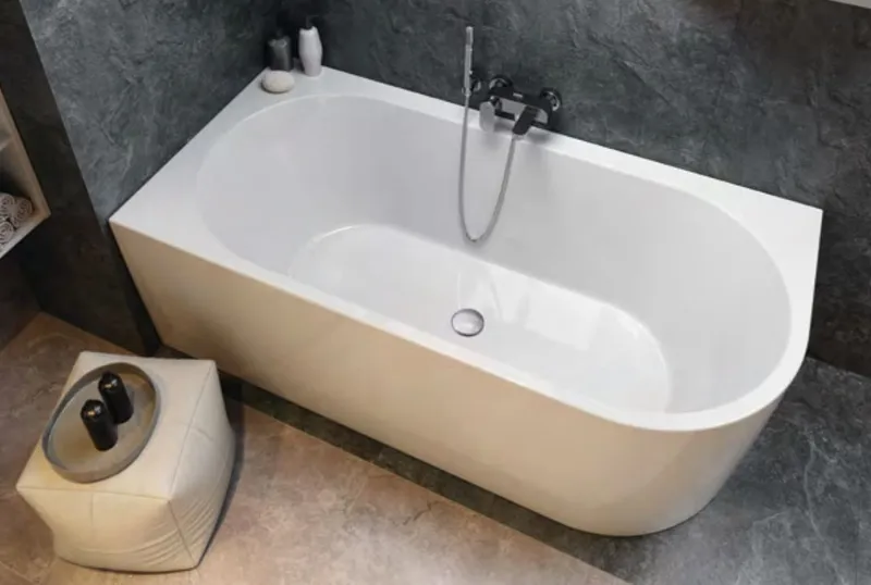 Laisvai pastatoma vonia Crea Back To Wall Corner Left