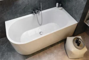 Laisvai pastatoma vonia Crea Back To Wall Corner Right