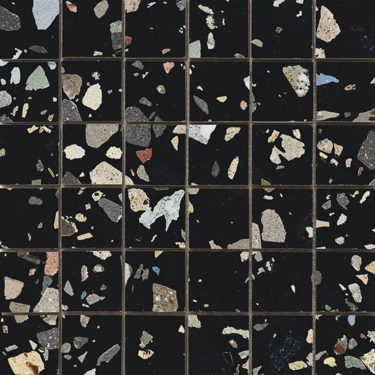 Gemstone Mosaico Black Pulido 30x30