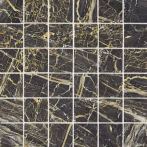 Golden Mosaico Black Pulido 30x30