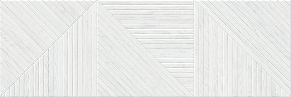 Geometric White Mate 40x120 RC