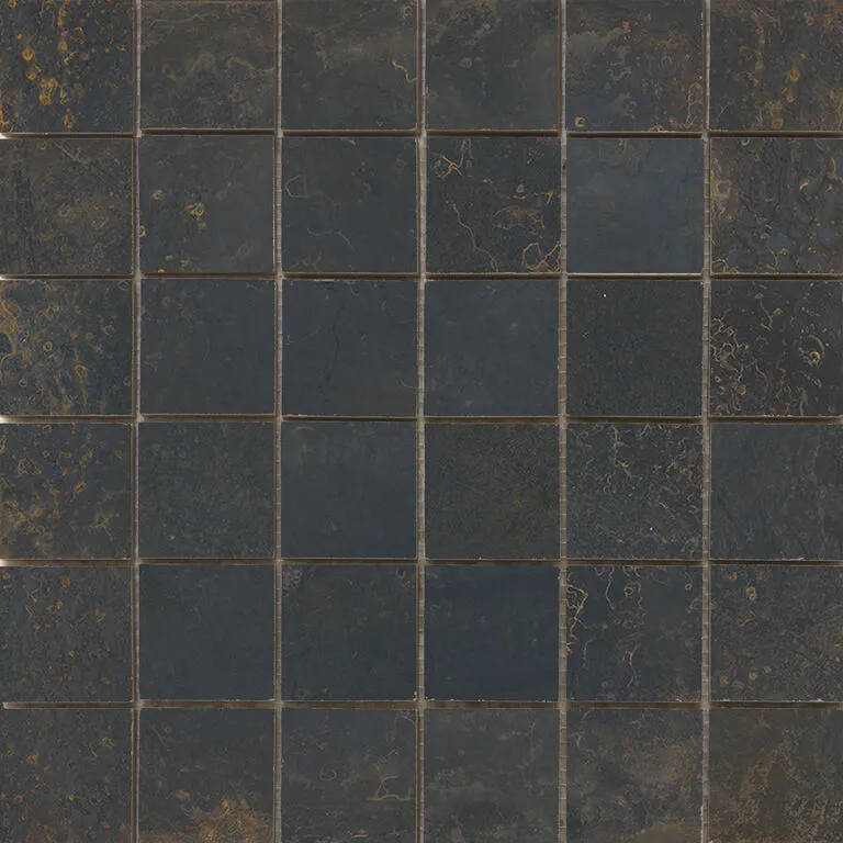 Industrial Mosaico Black Mate 30x30