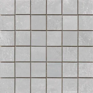Industrial Mosaico Silver Mate 30x30