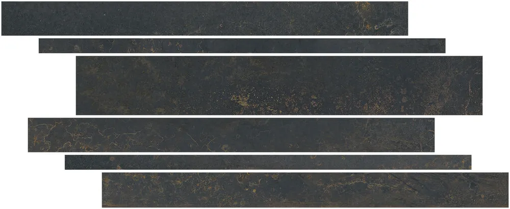 Industrial Muretto Black Mate 22x44