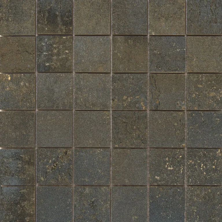 Metal Mosaico Rust Mate 30x30