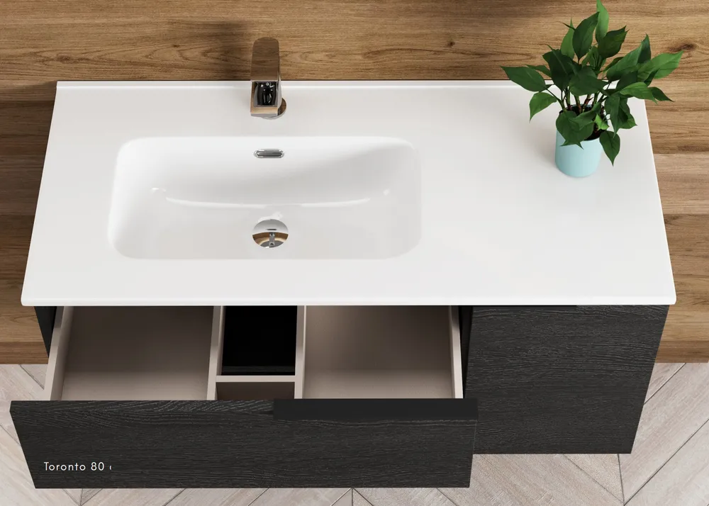 Praustuvas Toronto įleidžiamas keraminis kairinis