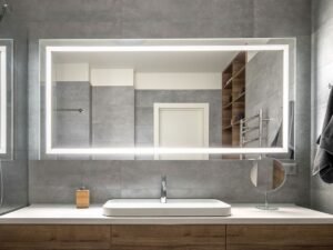 Veidrodis su apšvietimu Alba